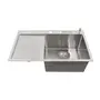 Мийка на кухню з нержавійки з лівим крилом 1.5 мм накладна Nett NS-7848(L)