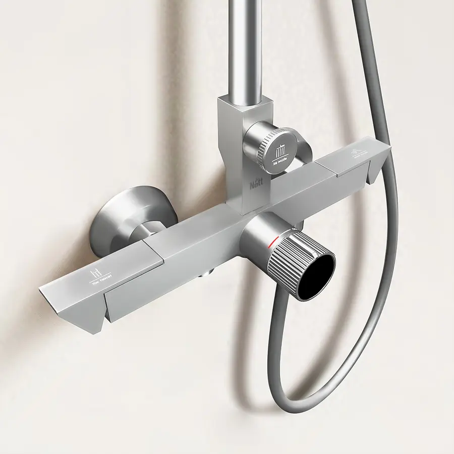 Душова система зовнішнього монтажу для душу хром Nett WH-19