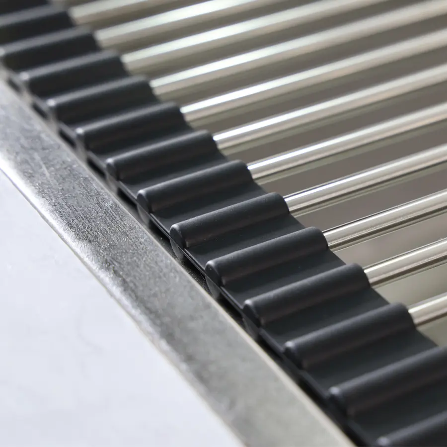 Килимок для мийки нержавіючий розсувний Nett KU-19(52)