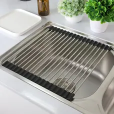 Килимок для мийки нержавіючий розсувний Nett KU-19(52)