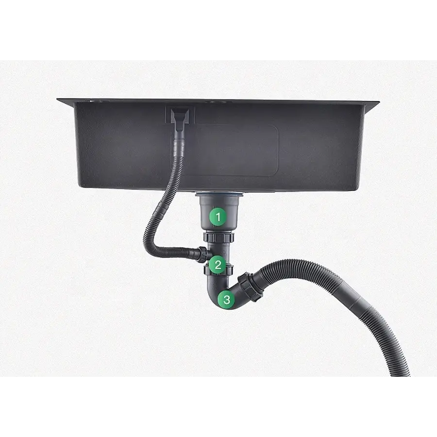 Мийка для кухні з нержавійки під стільницю Nett NS-6845