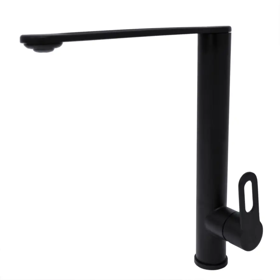 Змішувач чорний для мийки кухонної з нержавійки Nett OB-30