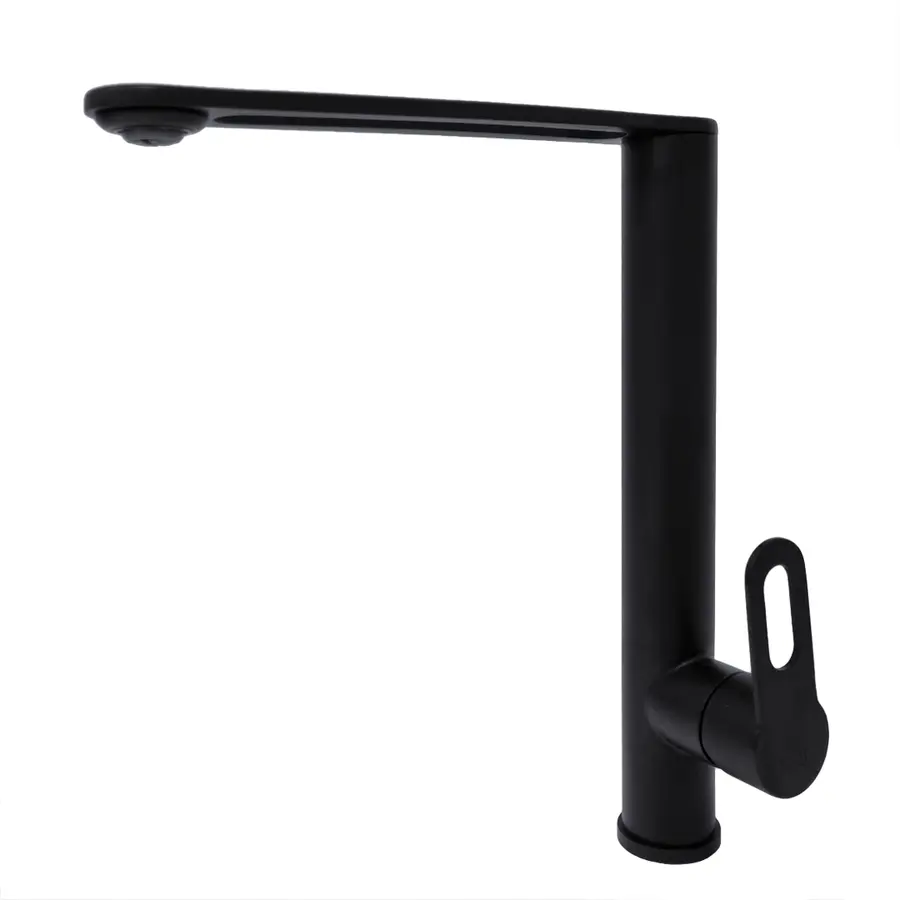 Змішувач чорний для мийки кухонної з нержавійки Nett OB-30