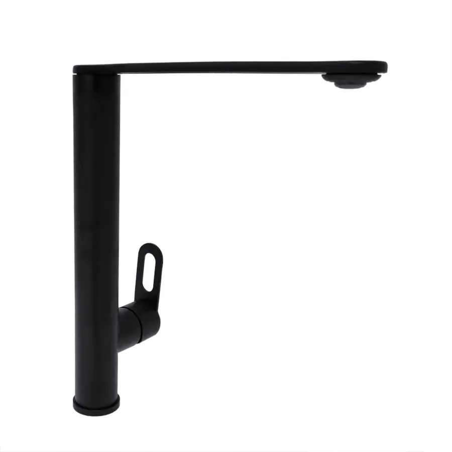 Змішувач чорний для мийки кухонної з нержавійки Nett OB-30