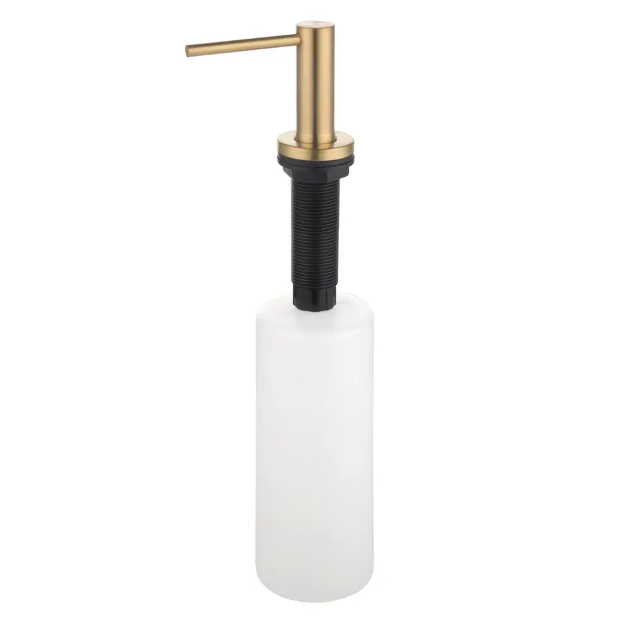 Дозатор для кухонної мийки золотий врізний Nett DFG-300