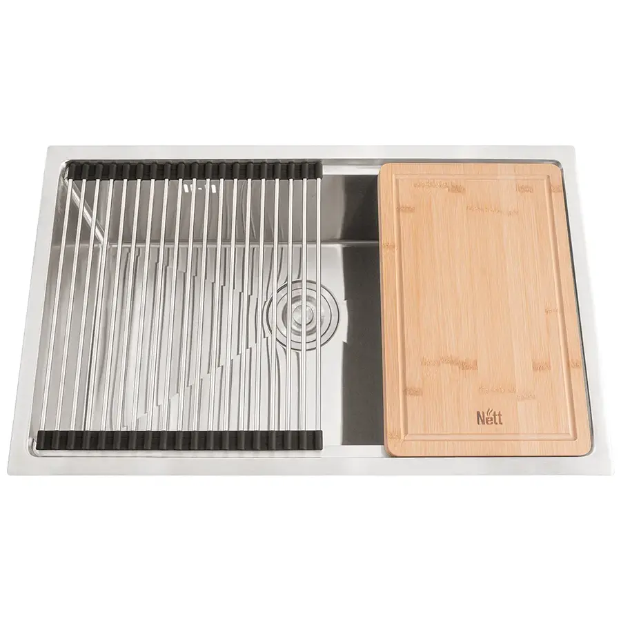 Кухонна мийка під стільницю 1.5 мм кухонна станція Nett NS-7042