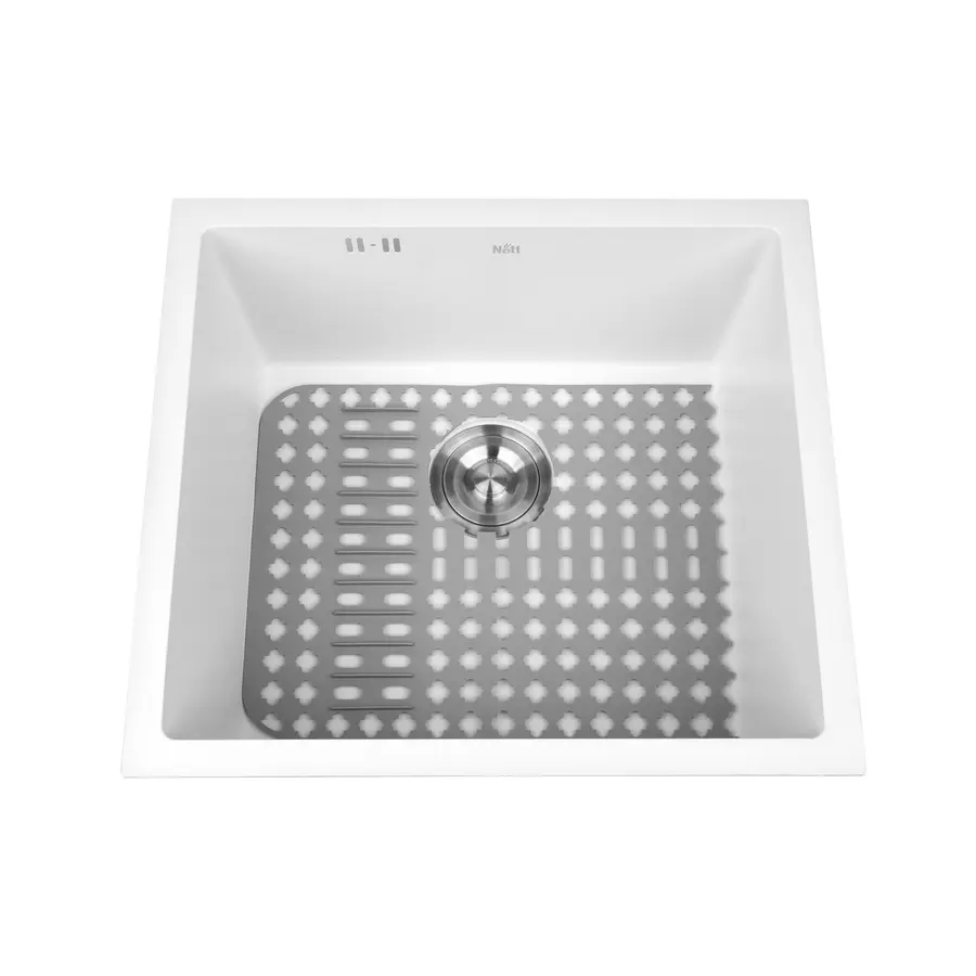 Біла кухонна мийка під стільницю 1 мм з нержавіючої сталі Nett NW-5045 Біла кухонна мийка під стільницю 1 мм з нержавіючої сталі Nett NW-5045