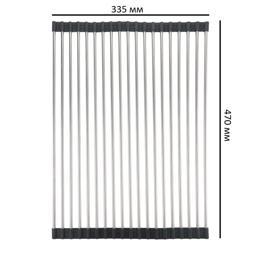 Нержавіючий килимок для мийки Nett K-19 (47)