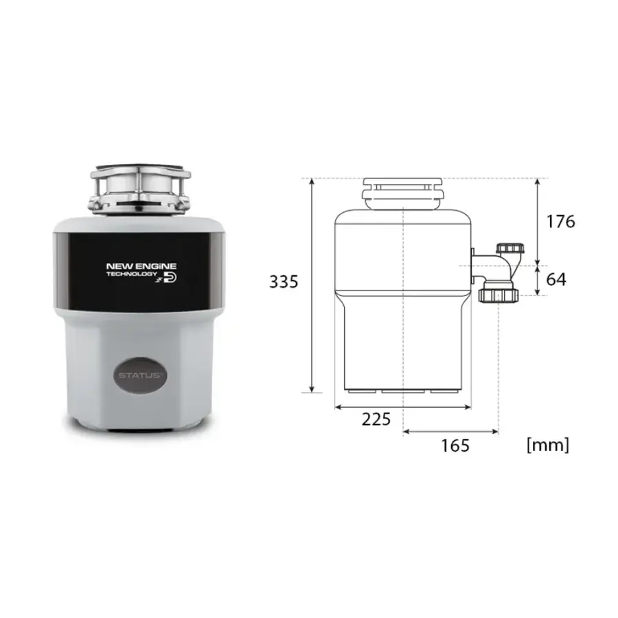 Измельчитель пищевых отходов STATUS Premium 400
