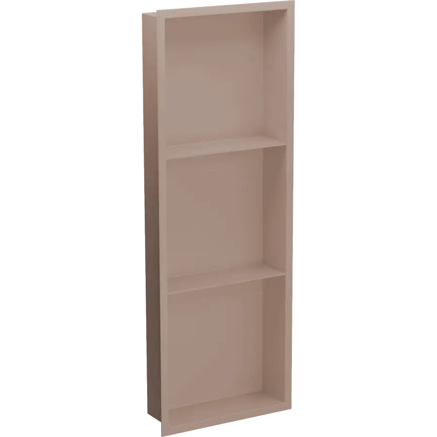 Полиця до ванної металева вбудована бронзова 90 см Nett YBr-90