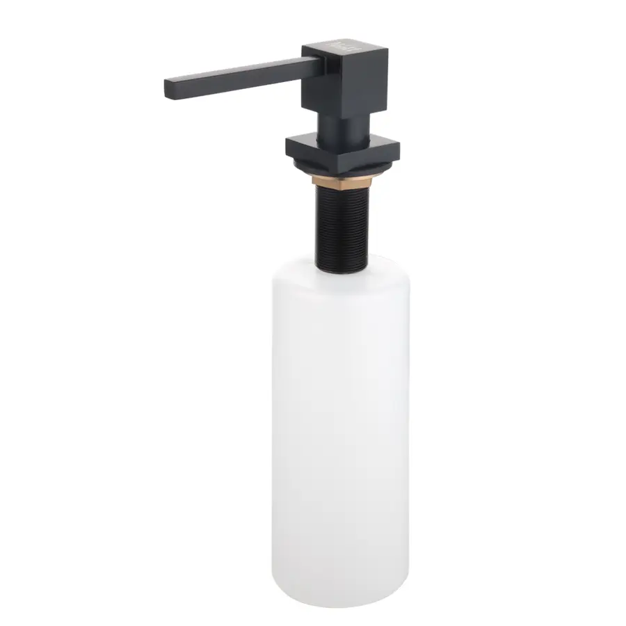 Комплект чорної кухонної мийки та змішувача з нержавіючої сталі NB-4643