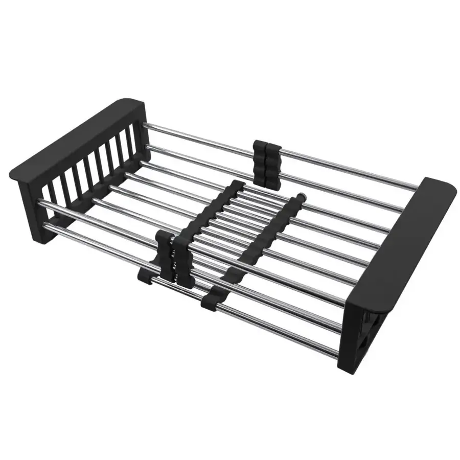 Комплект чорної кухонної мийки та змішувача з нержавіючої сталі NB-7848