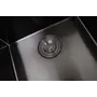 Чорна кухонна мийка з правим крилом нержавійка 1.5 мм Nett NB-7848(R)