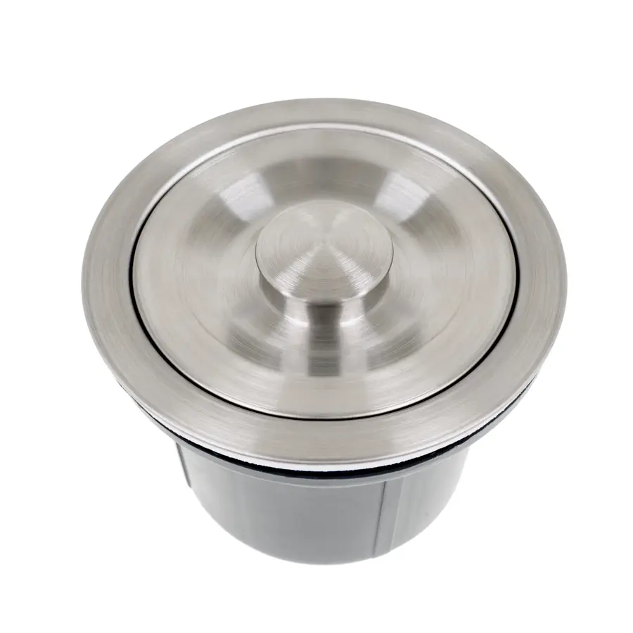 Сифон для мийки на кухню з нержавійки з переливом колбою DKS-99