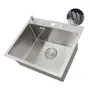 Накладна мийка для кухні з нержавійки 45 см Nett NS-5245 Накладна мийка для кухні з нержавійки 45 см Nett NS-5245