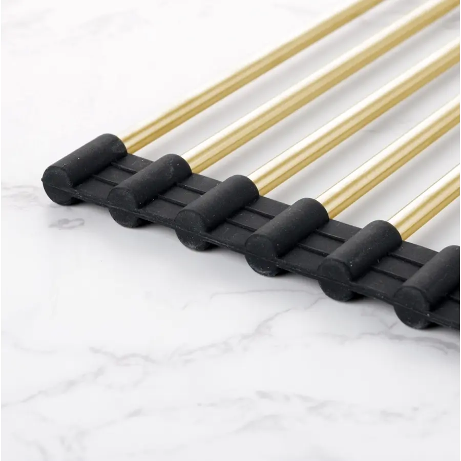 Золотий нержавіючий килимок для мийки Nett KG-19(43)