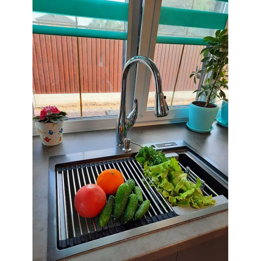 Чорний кошик для мийки Nett KB-3022