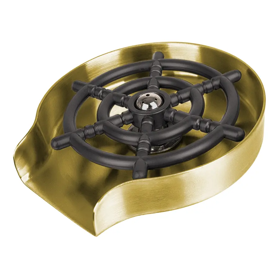 Золота портативна мийка склянок для кухонної раковини Nett MG-33