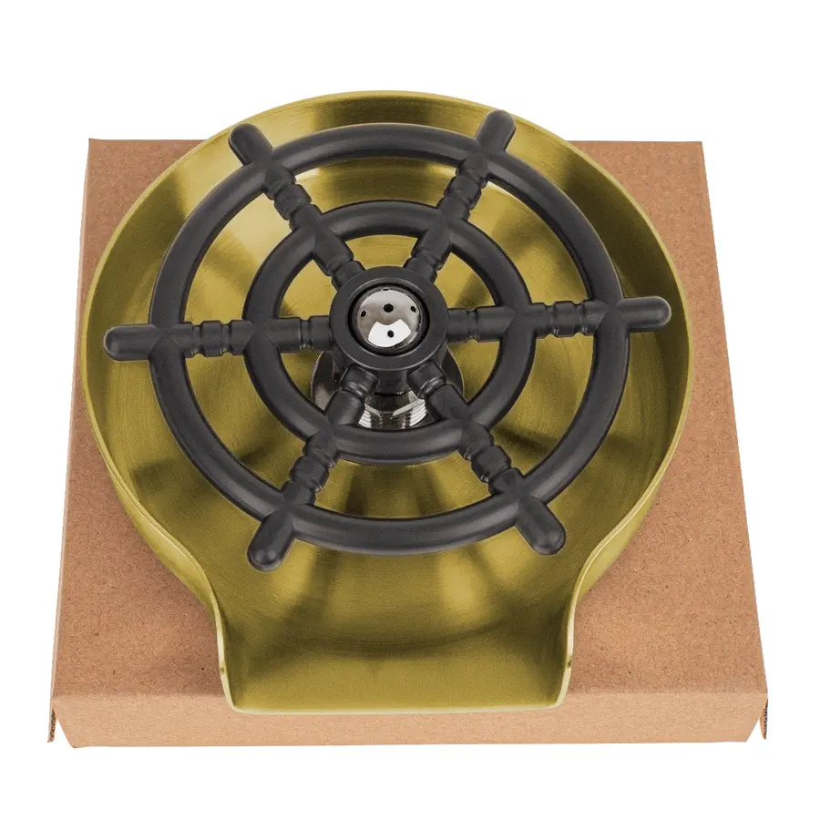 Золота портативна мийка склянок для кухонної раковини Nett MG-33