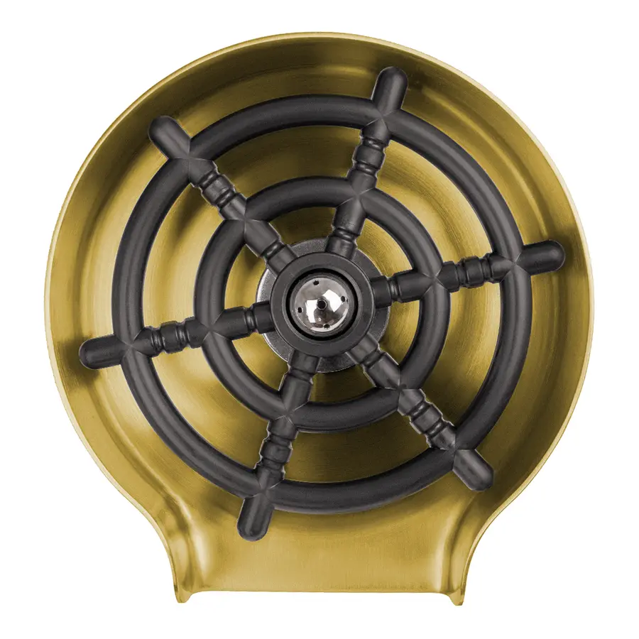 Золота портативна мийка склянок для кухонної раковини Nett MG-33