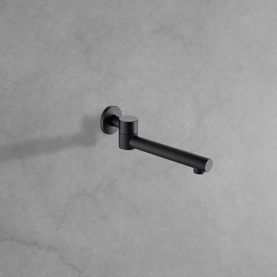 Душова система внутрішнього монтажу з виливом чорна Nett TSB-99