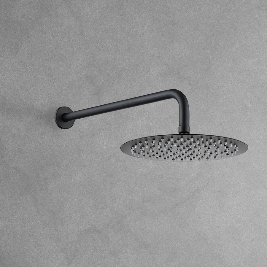 Душова система внутрішнього монтажу з виливом чорна Nett TSB-99