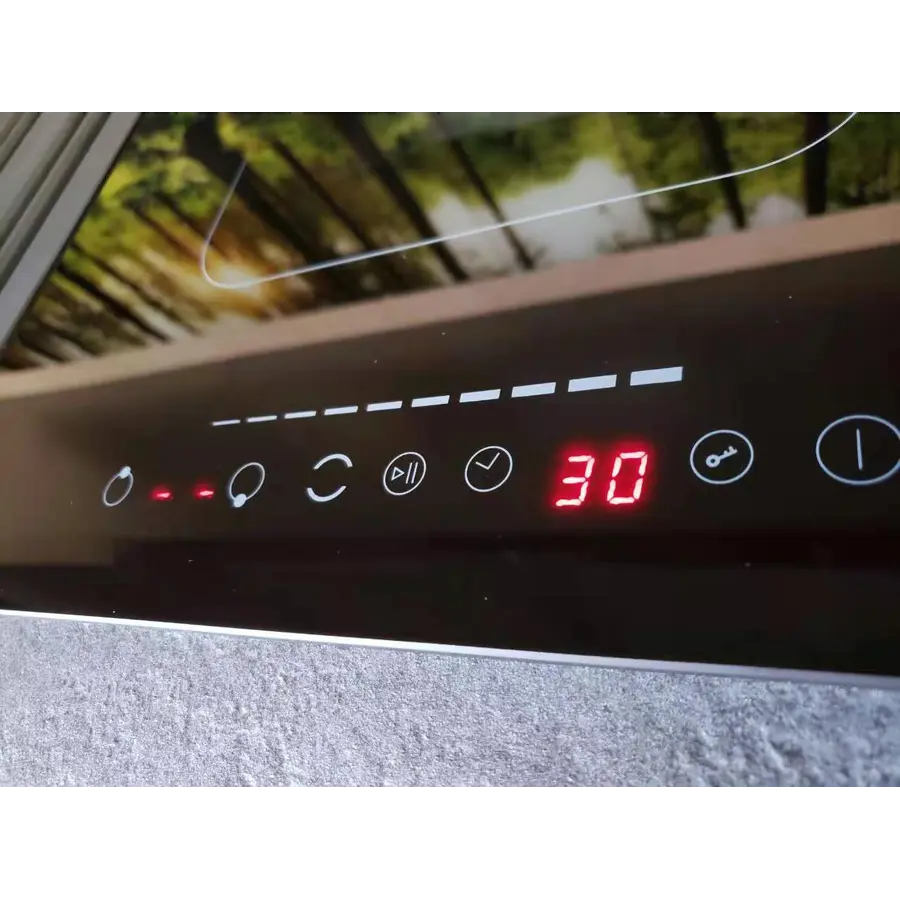 Острівна варильна поверхня з вбудованою витяжкою Nett NG-9052