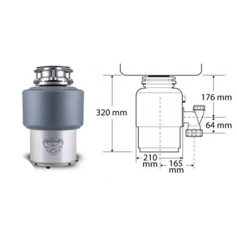 Подрібнювач харчових відходів STATUS Premium 200