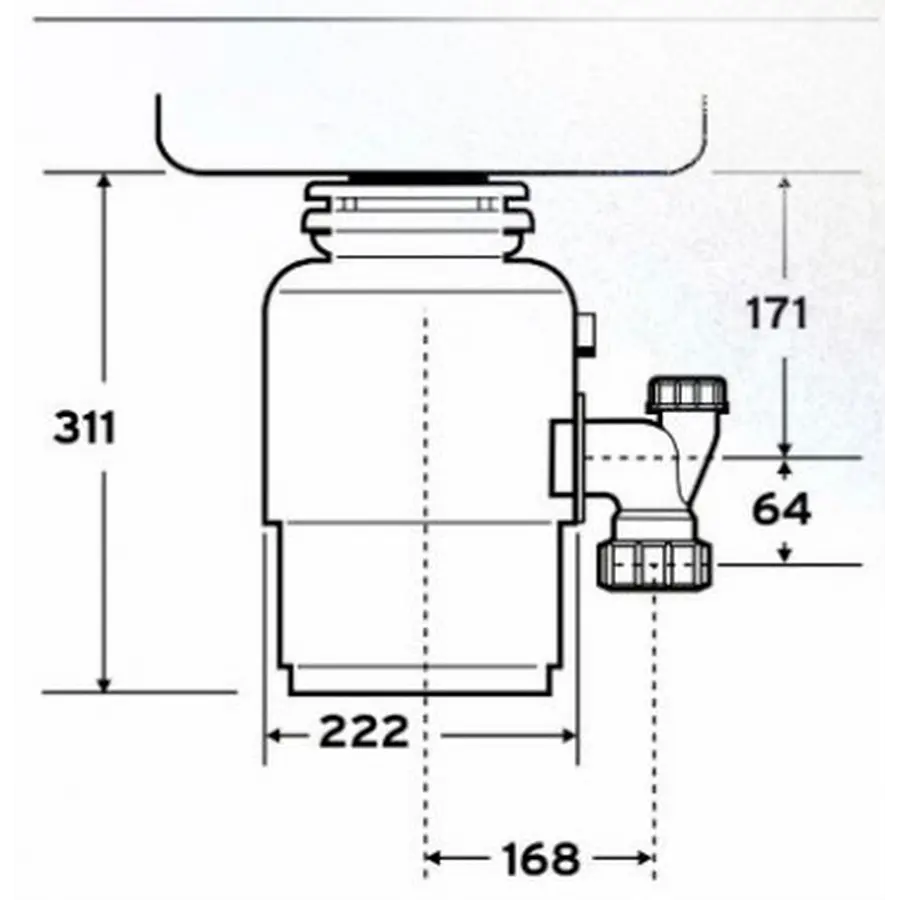 Измельчитель пищевых отходов In-Sink-Erator Model Evolution 150