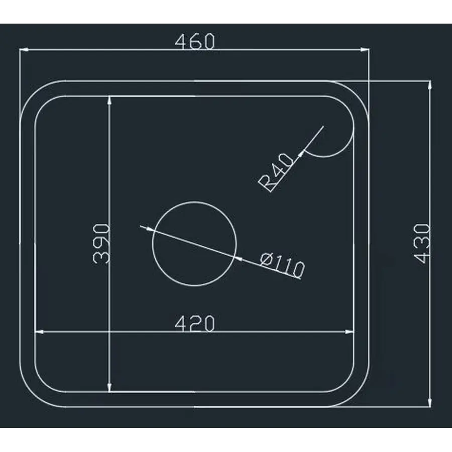 Комплект кухонної мийки та змішувача з нержавіючої сталі NS-4643