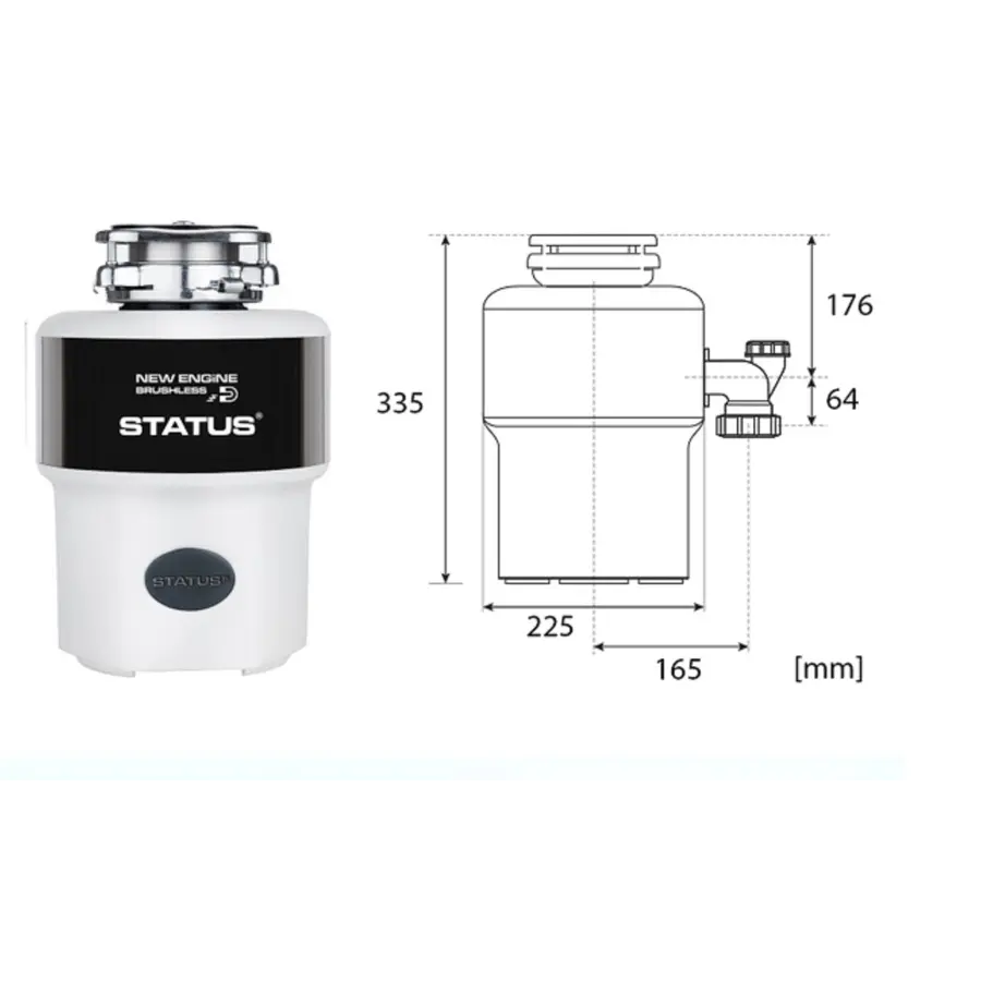 Подрібнювач харчових відходів STATUS NEXT 400