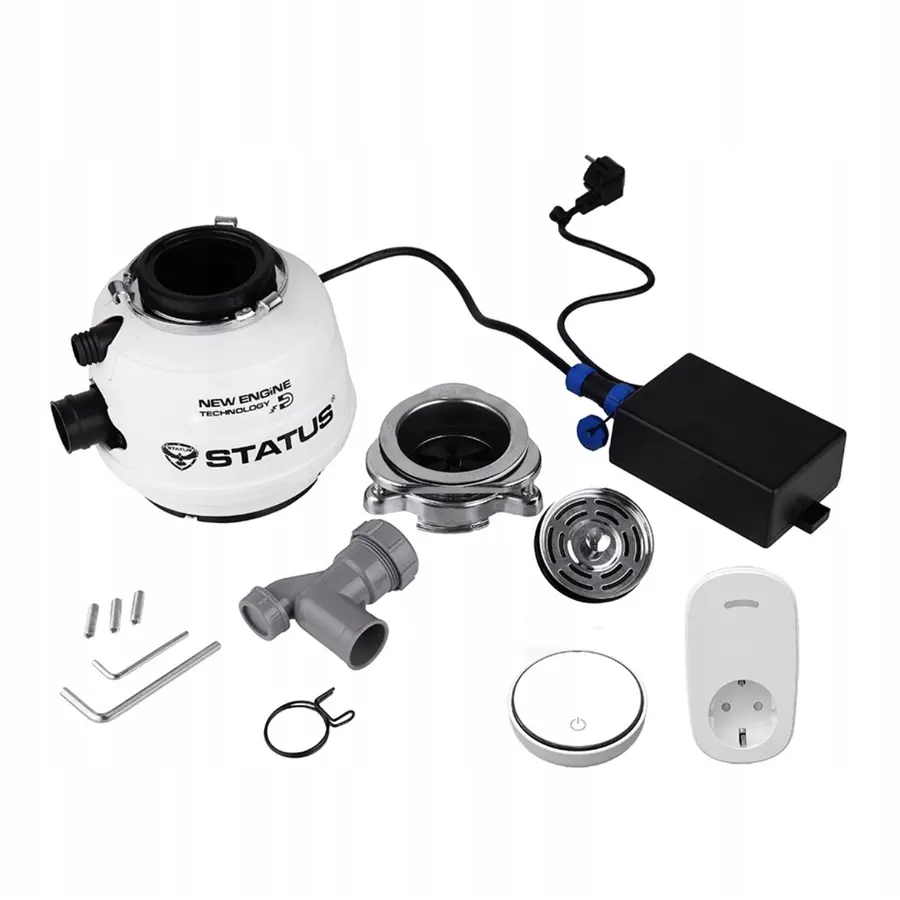 Подрібнювач харчових відходів STATUS NEXT 200 Compact з дистанційним керуванням