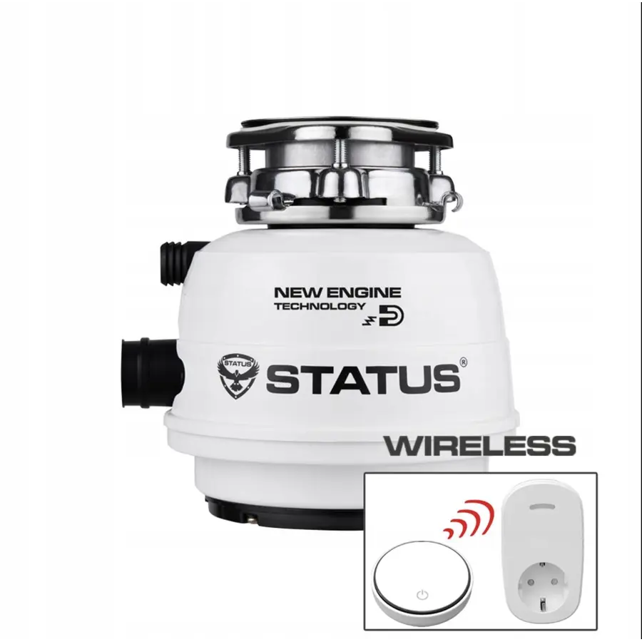 Подрібнювач харчових відходів STATUS NEXT 200 Compact з дистанційним керуванням