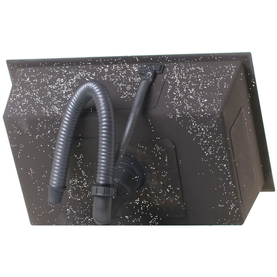 Чорна мийка для кухні з нержавійки з PVD покриттям Nett NB-6845