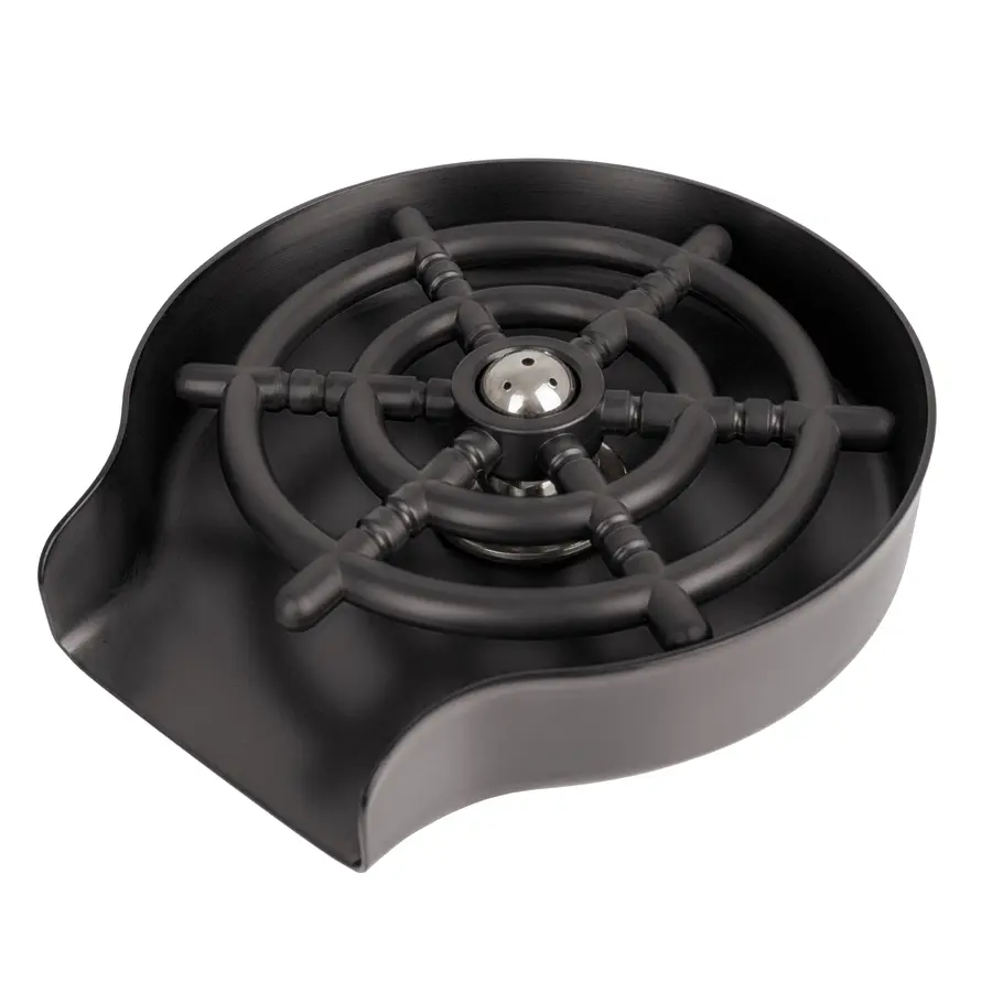 Чорна портативна мийка склянок для кухонної раковини Nett MB-33 Чорна портативна мийка склянок для кухонної раковини Nett MB-33