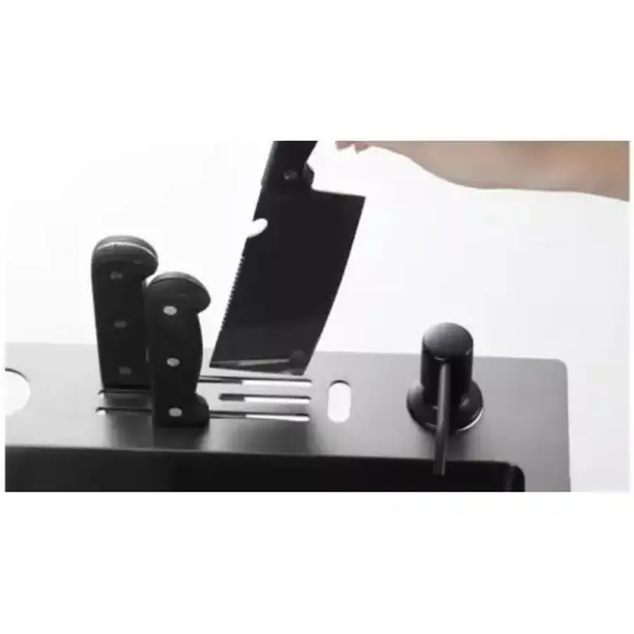 Кухонна мийка золота з нержавійки 1.5 мм багатофункціональна Nett NG-5747