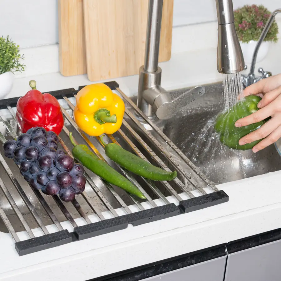 Нержавіючий килимок для мийки дизайнерський Nett KH-16 (45)