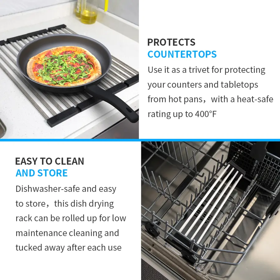 Нержавіючий килимок для мийки дизайнерський Nett KH-16 (45)