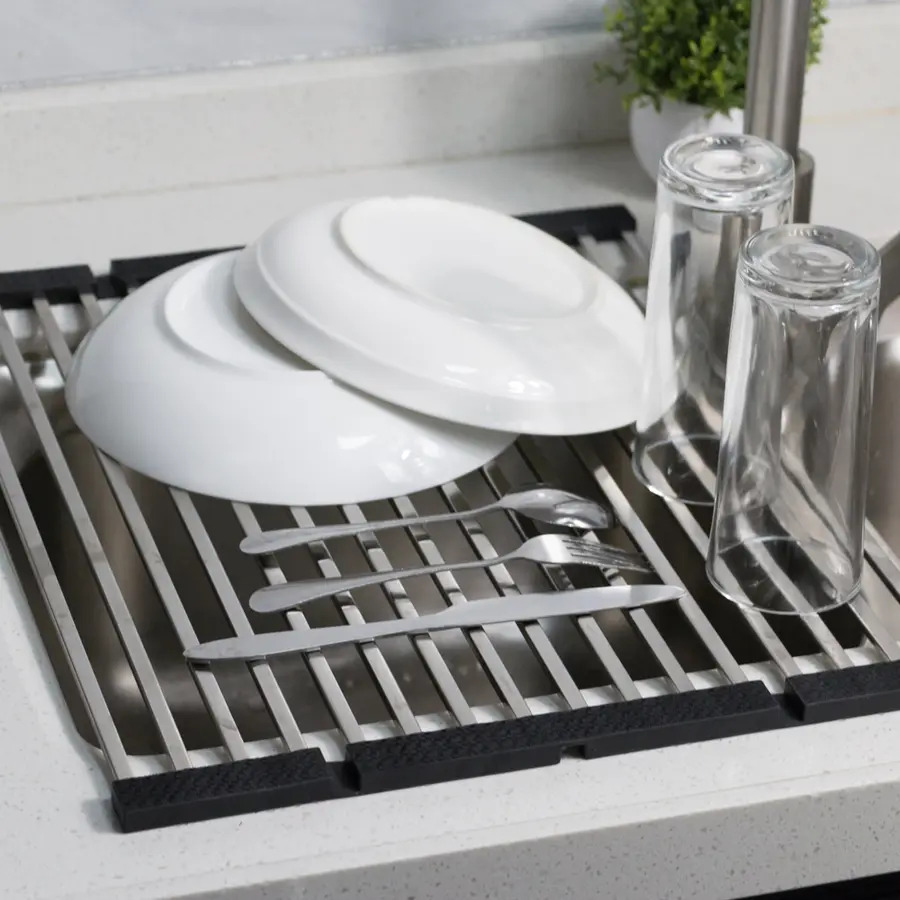 Нержавіючий килимок для мийки дизайнерський Nett KH-16 (45)