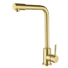 Золотий кухонний змішувач із нержавіючої сталі на 1 воду Nett WG-33