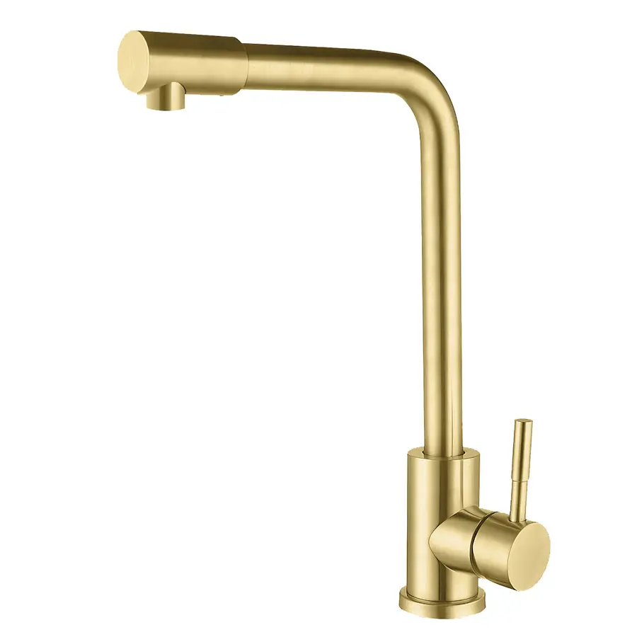 Золотий кухонний змішувач із нержавіючої сталі на 1 воду Nett WG-33