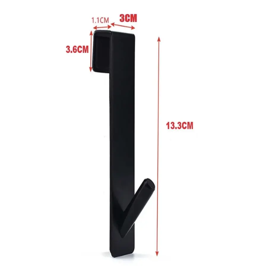 Гачок для рушників навісні чорний металевий Nett GB-13