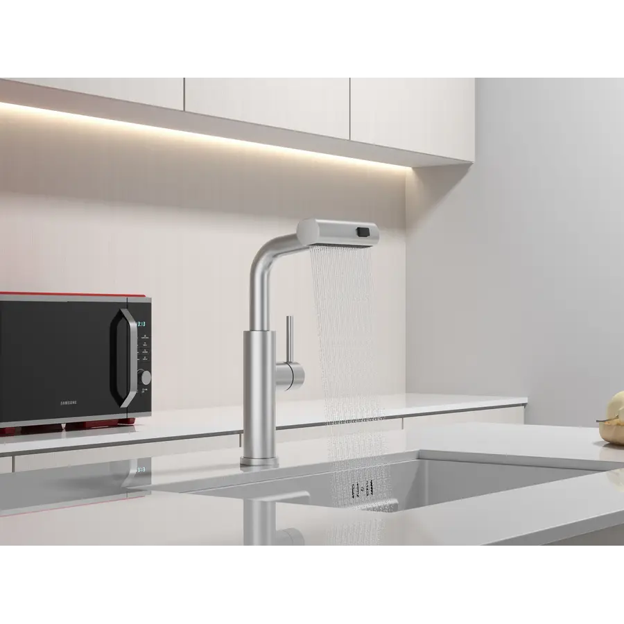 Комплект кухонної мийки та змішувача з нержавіючої сталі NS-5742