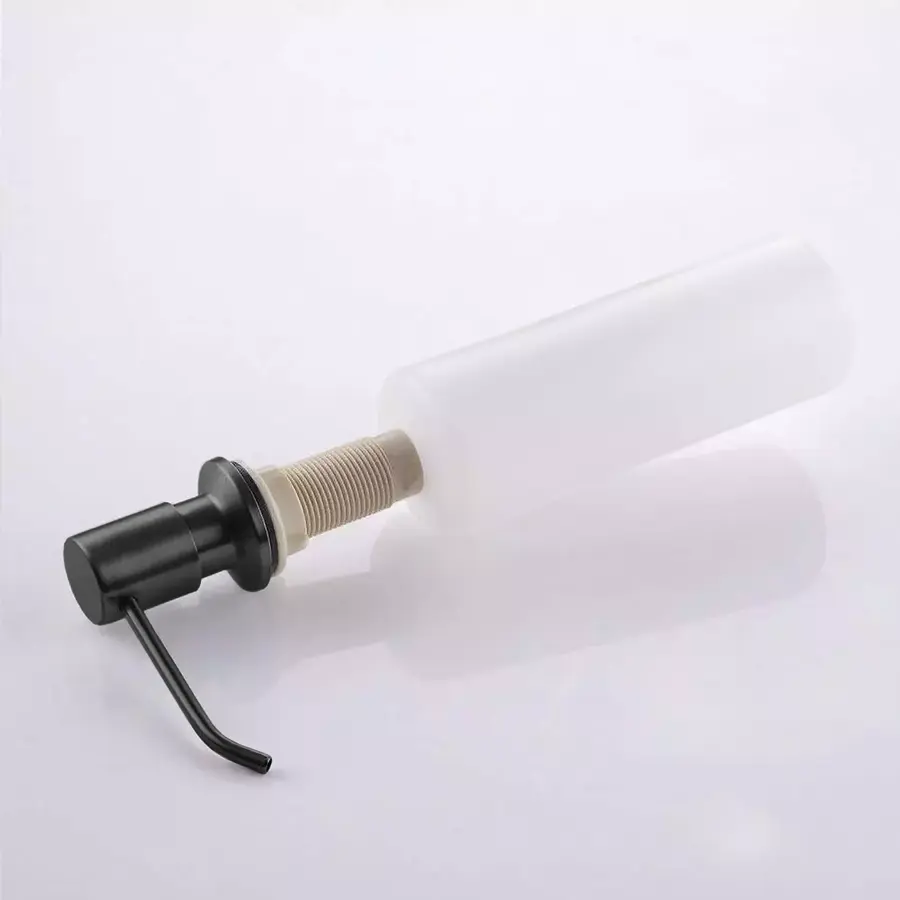 Дозатор для кухонної мийки графітовий врізний Nett Gr-300