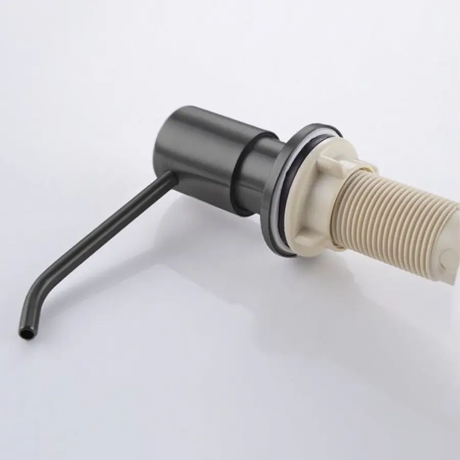 Дозатор для кухонної мийки графітовий врізний Nett Gr-300