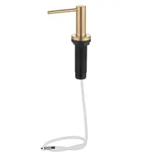 Дозатор для кухонної мийки золотий врізний Nett DFG-300 + трубка