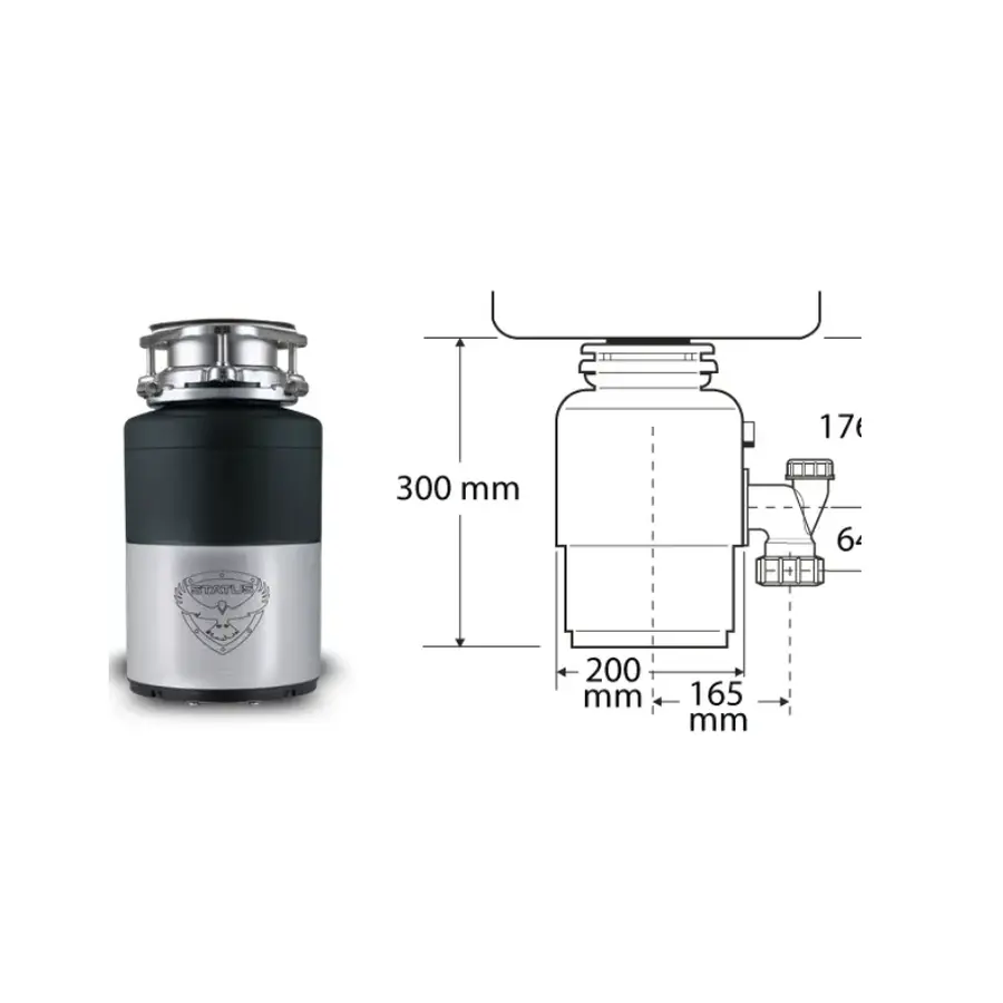 Подрібнювач харчових відходів STATUS Premium 100