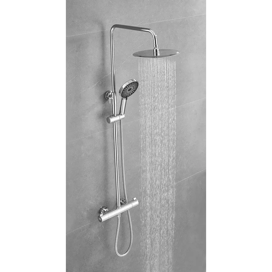 Душова система з термостатом зовнішнього монтажу для душу Nett SSH-24