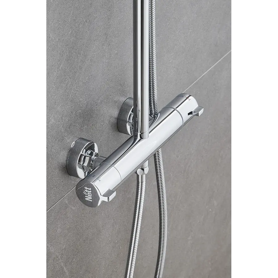 Душова система з термостатом зовнішнього монтажу для душу Nett SSH-24
