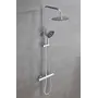 Душова система з термостатом зовнішнього монтажу для душу Nett SSH-24